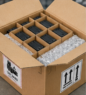 ADR-compliant lithium battery packaging and transport containers