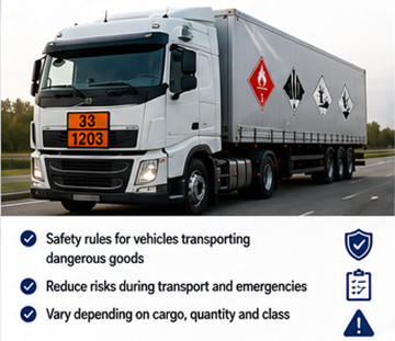 ADR dangerous goods vehicle requirements and transport safety compliance in Europe
